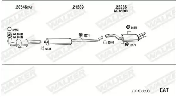 WALKER CIP13862C