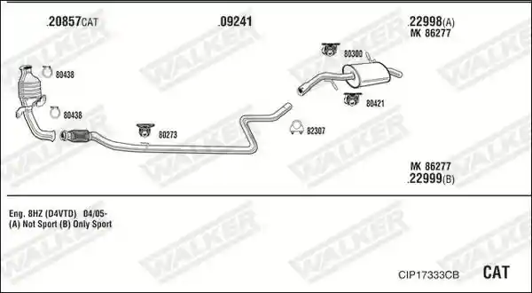 WALKER CIP17333CB