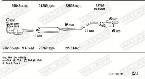 WALKER CIT15090B