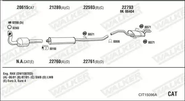 WALKER CIT15096A