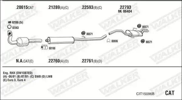 WALKER CIT15096B
