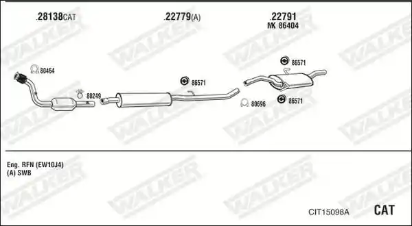 WALKER CIT15098A