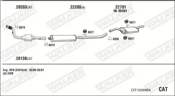 WALKER CIT15099BA