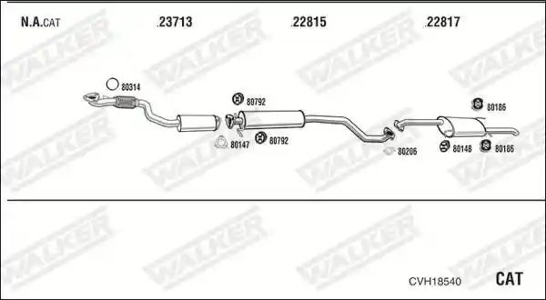 WALKER CVH18540
