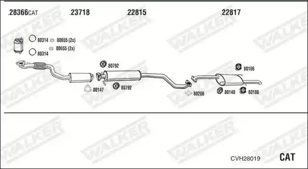 WALKER CVH28019