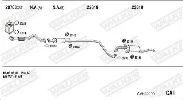 WALKER CVH32290