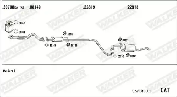 WALKER CVK019500