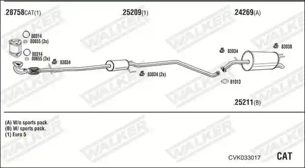 WALKER CVK033017