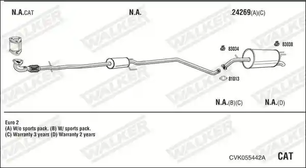 WALKER CVK055442A