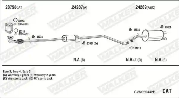 WALKER CVK055442B