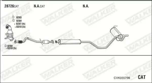 WALKER CVK055798