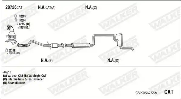 WALKER CVK056755A