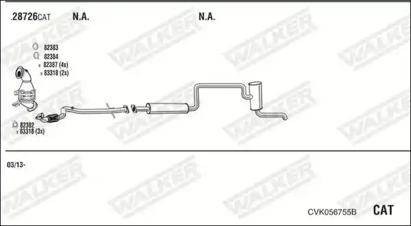 WALKER CVK056755B
