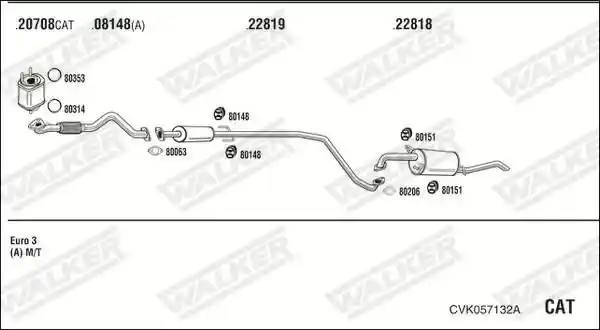 WALKER CVK057132A