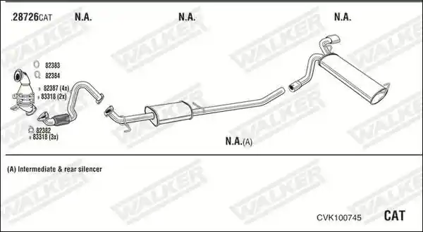 WALKER CVK100745