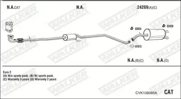 WALKER CVK108085A