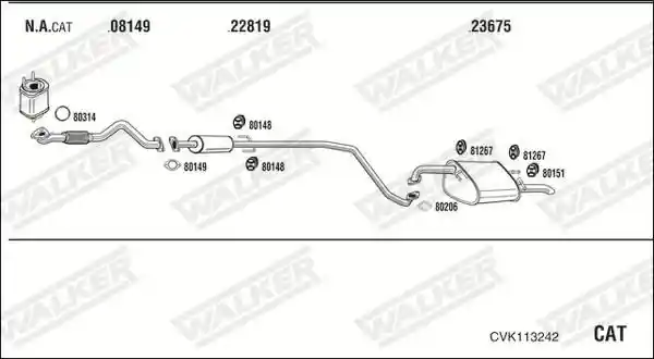 WALKER CVK113242
