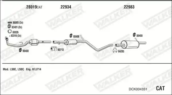 WALKER DCK004351