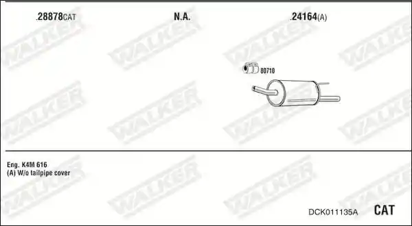 WALKER DCK011135A