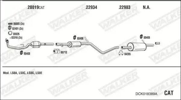 WALKER DCK018389A
