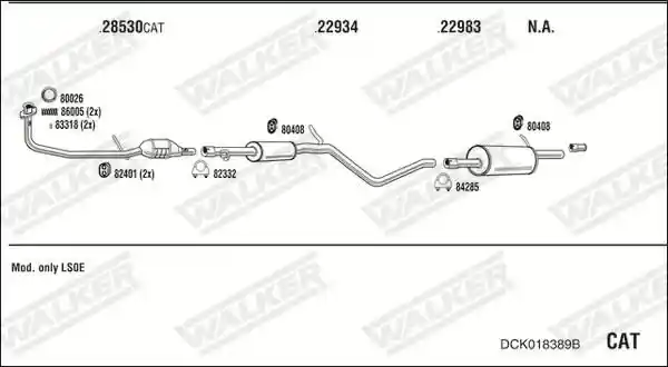 WALKER DCK018389B