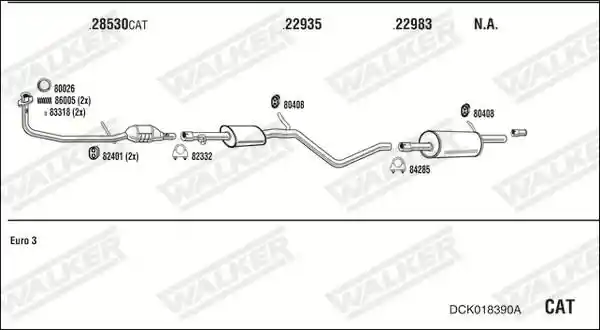 WALKER DCK018390A