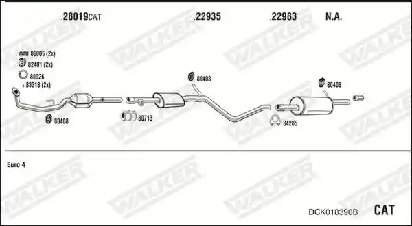 WALKER DCK018390B