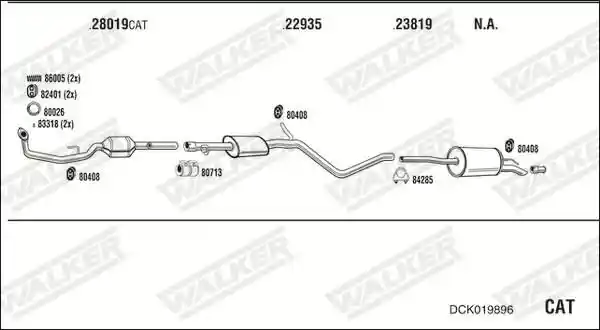 WALKER DCK019896