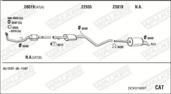WALKER DCK019897