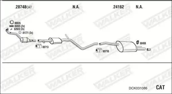 WALKER DCK031086