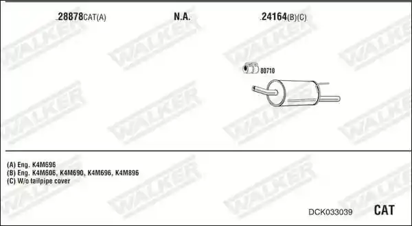 WALKER DCK033039