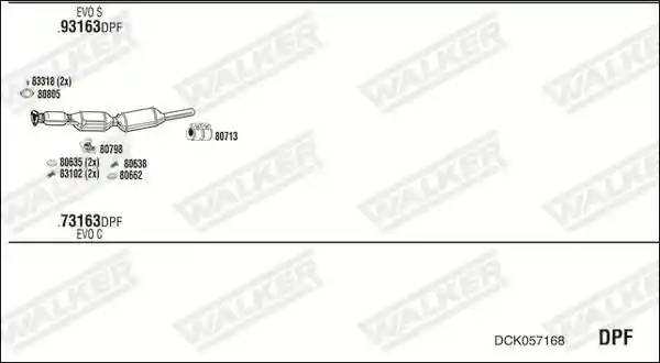 WALKER DCK057168