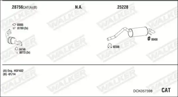 WALKER DCK057398