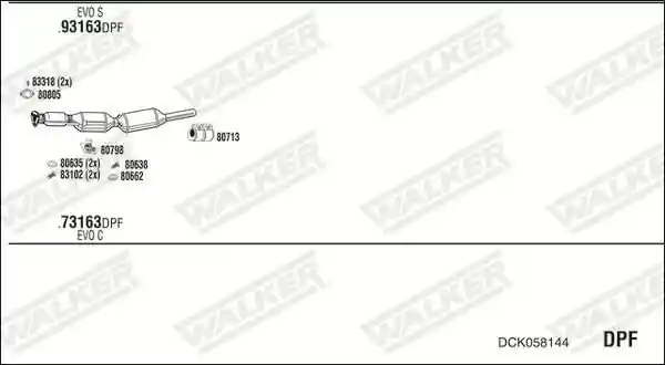 WALKER DCK058144