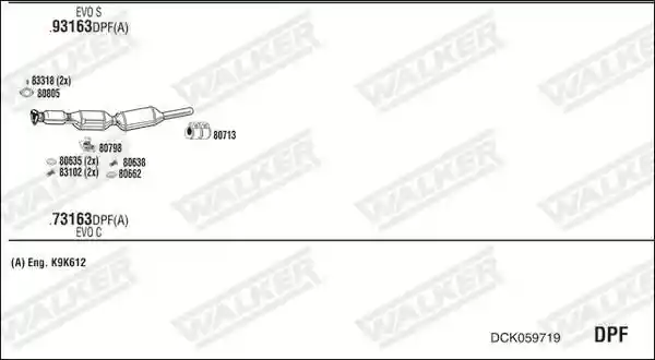 WALKER DCK059719
