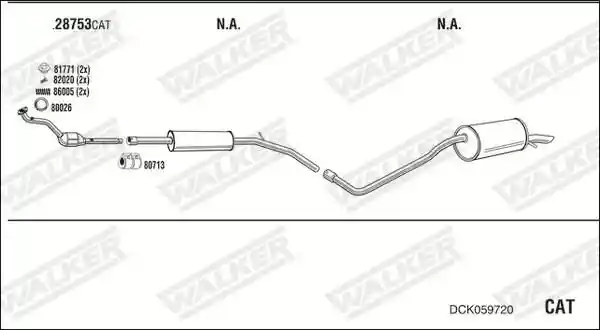 WALKER DCK059720
