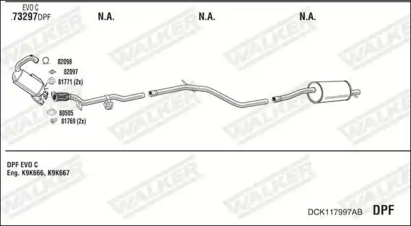 WALKER DCK117997AB