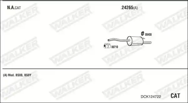 WALKER DCK124722