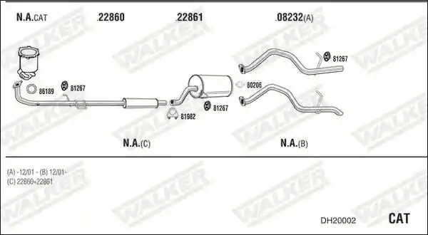 WALKER DH20002