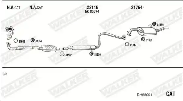 WALKER DH55001