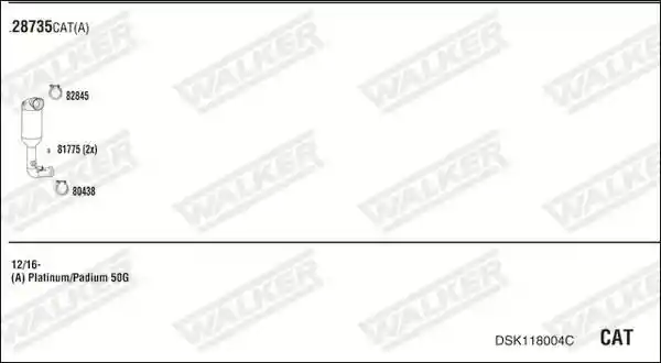WALKER DSK118004C