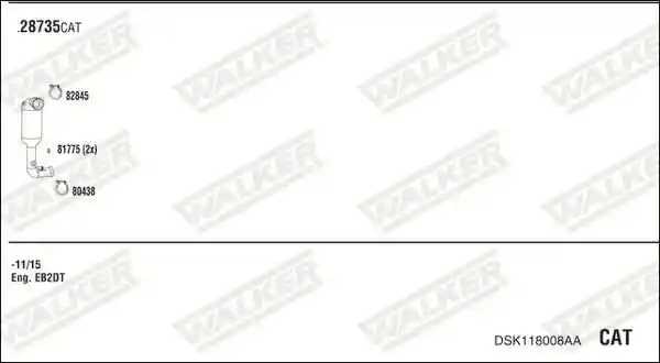 WALKER DSK118008AA