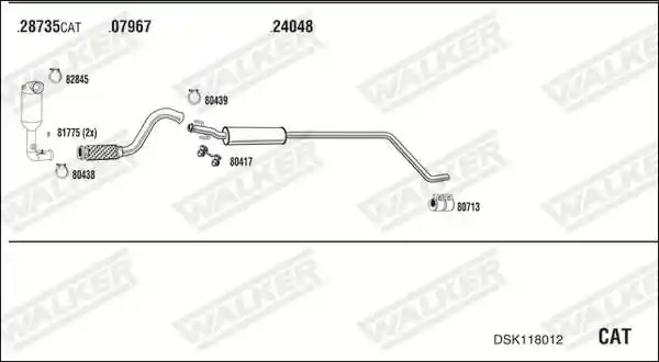 WALKER DSK118012