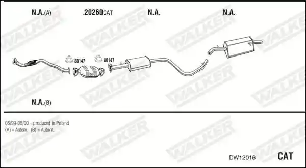WALKER DW12016