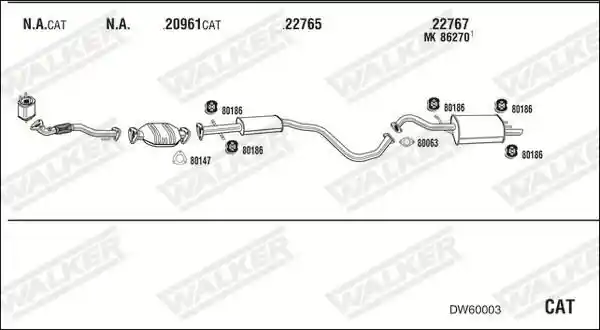 WALKER DW60003