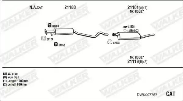 WALKER DWK007757