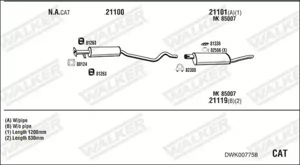 WALKER DWK007758