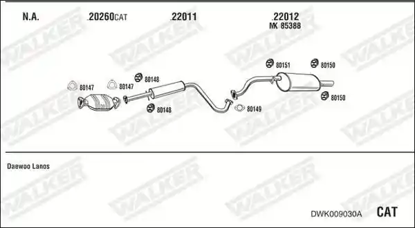 WALKER DWK009030A