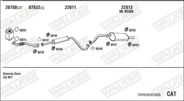 WALKER DWK009030B