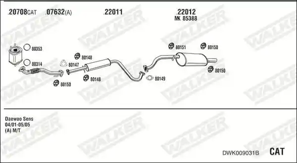 WALKER DWK009031B
